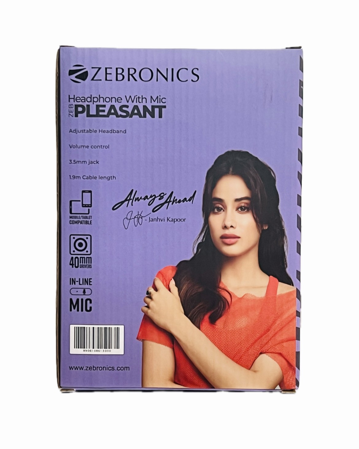 Zebronics Headphone Single Pin -Pleasant