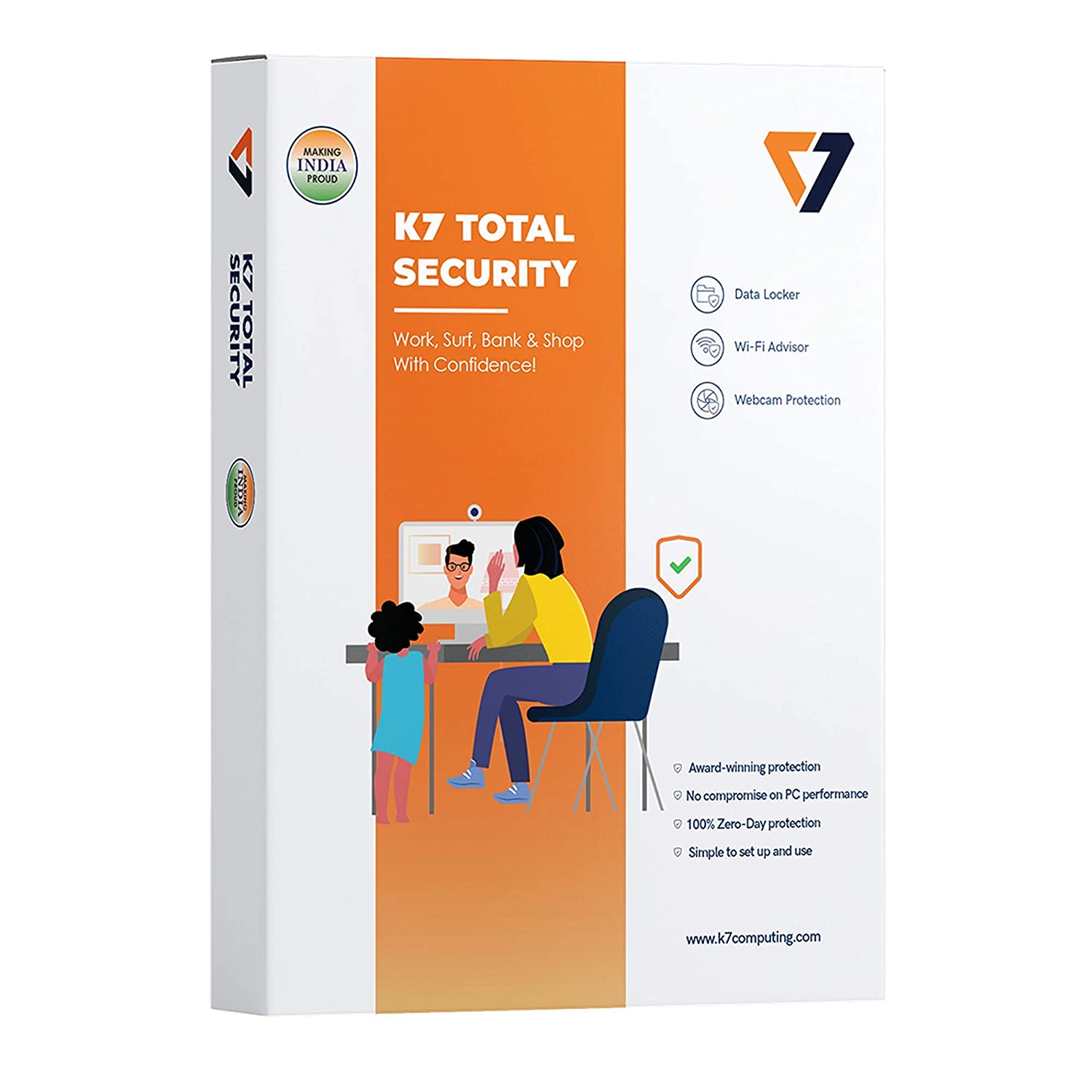 K7 TOTAL SECUIRITY 1 PC, 1 Year K7 TOTAL SECUIRITY 1 PC, 1 Year