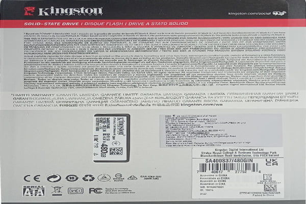 KINGSTON A400 SSD 480GB KINGSTON A400 SSD 480GB