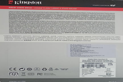KINGSTON M.2 480GB SSD SA400/480GB KINGSTON M.2 480GB SSD SA400/480GB