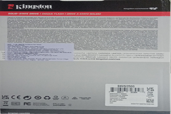 KINGSTONE NV1 Pcle NVMe M.2 250 GB SSD KINGSTONE NV1 Pcle NVMe M.2 250 GB SSD