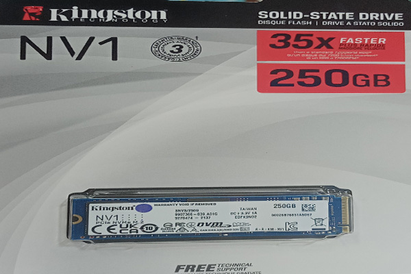 KINGSTONE NV1 Pcle NVMe M.2 250 GB SSD KINGSTONE NV1 Pcle NVMe M.2 250 GB SSD