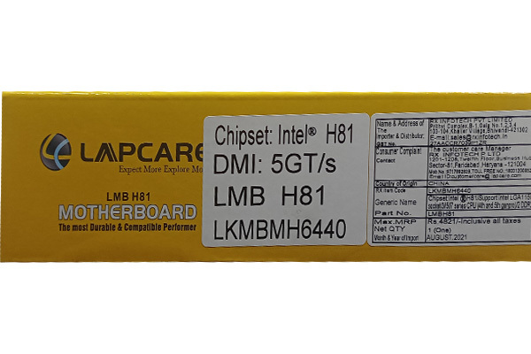 LAPCARE LMB H81 MOTHERBOARD LAPCARE LMB H81 MOTHERBOARD