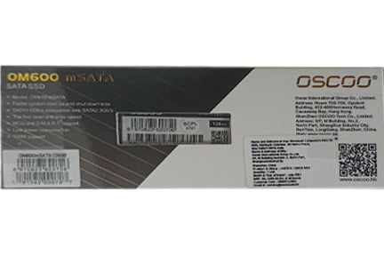 OSCOO OM600 mSATA 128GB SSD OSCOO OM600 mSATA 128GB SSD
