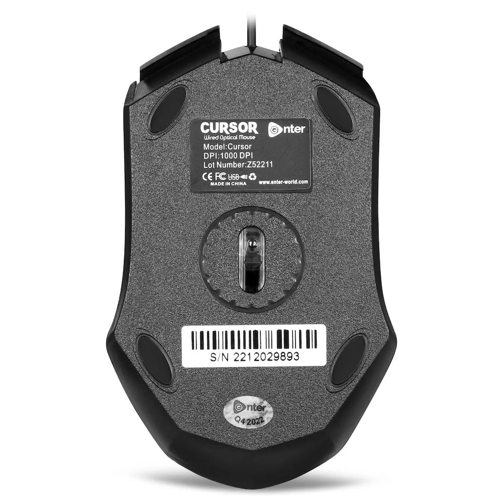 ENTER USB OPTICAL MOUSE - Cursor ENTER USB OPTICAL MOUSE - Cursor
