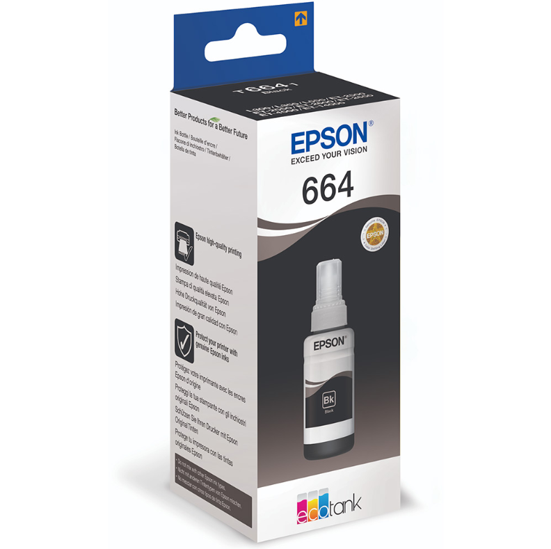 EPSON 664 INK BOTTLE (BLACK)