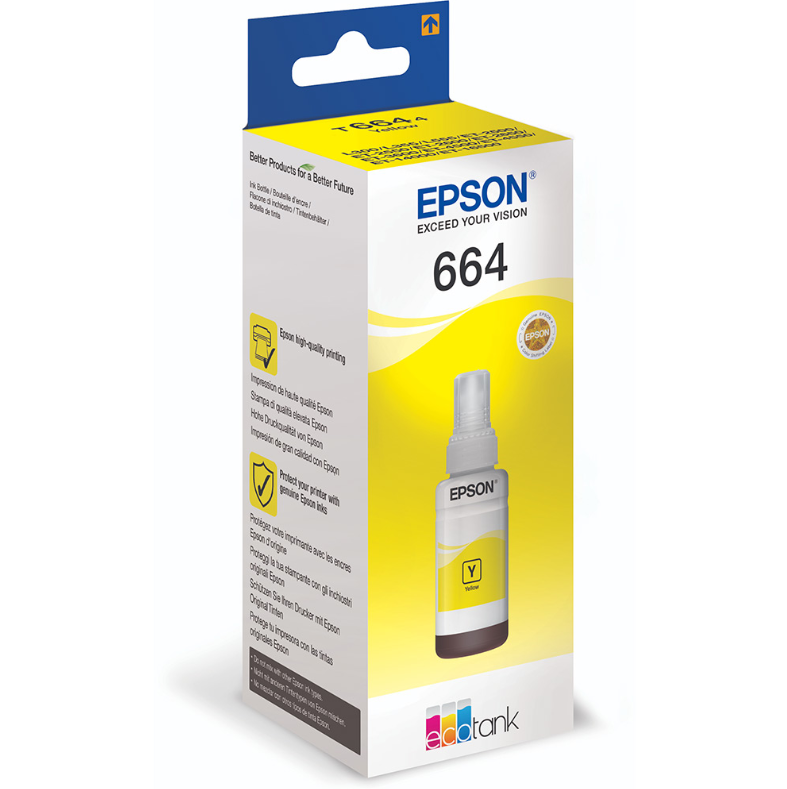 EPSON 664 INK BOTTLE (YELLOW) EPSON 664 INK BOTTLE (YELLOW)