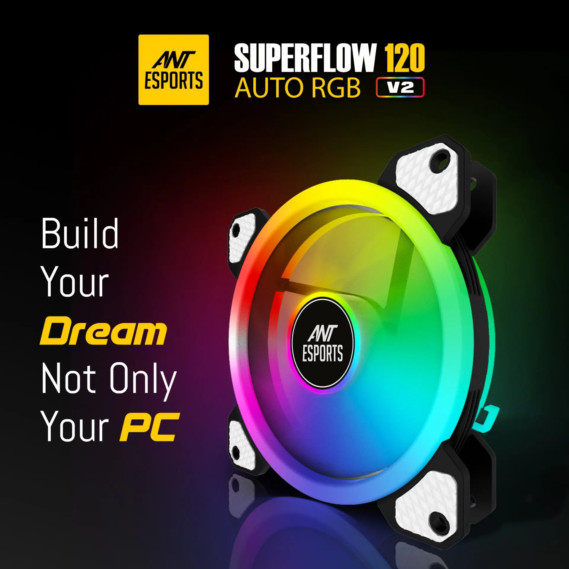 ANT ESPORTS SUPERFLOW 120RGB V2