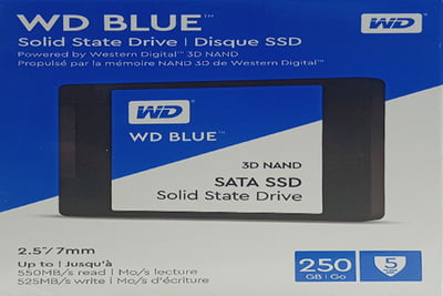WD BLUE 3D SATA (SSD Solid State Drive) 250GB