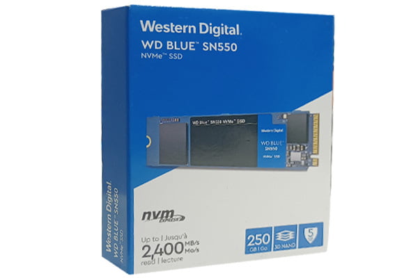 WESTERN DIGITAL WD BLUE SN550 NVMe SSD WESTERN DIGITAL WD BLUE SN550 NVMe SSD