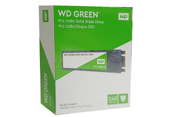 WD GREEN SATA SSD M.2 2280 SOLID STATE DRIVE 240 GB WD GREEN SATA SSD M.2 2280 SOLID STATE DRIVE 240 GB
