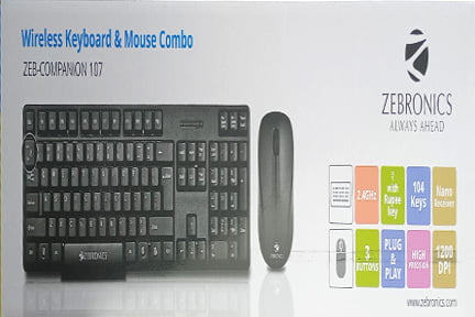 WIRELESS KEYBOARD & MOUSE COMBO