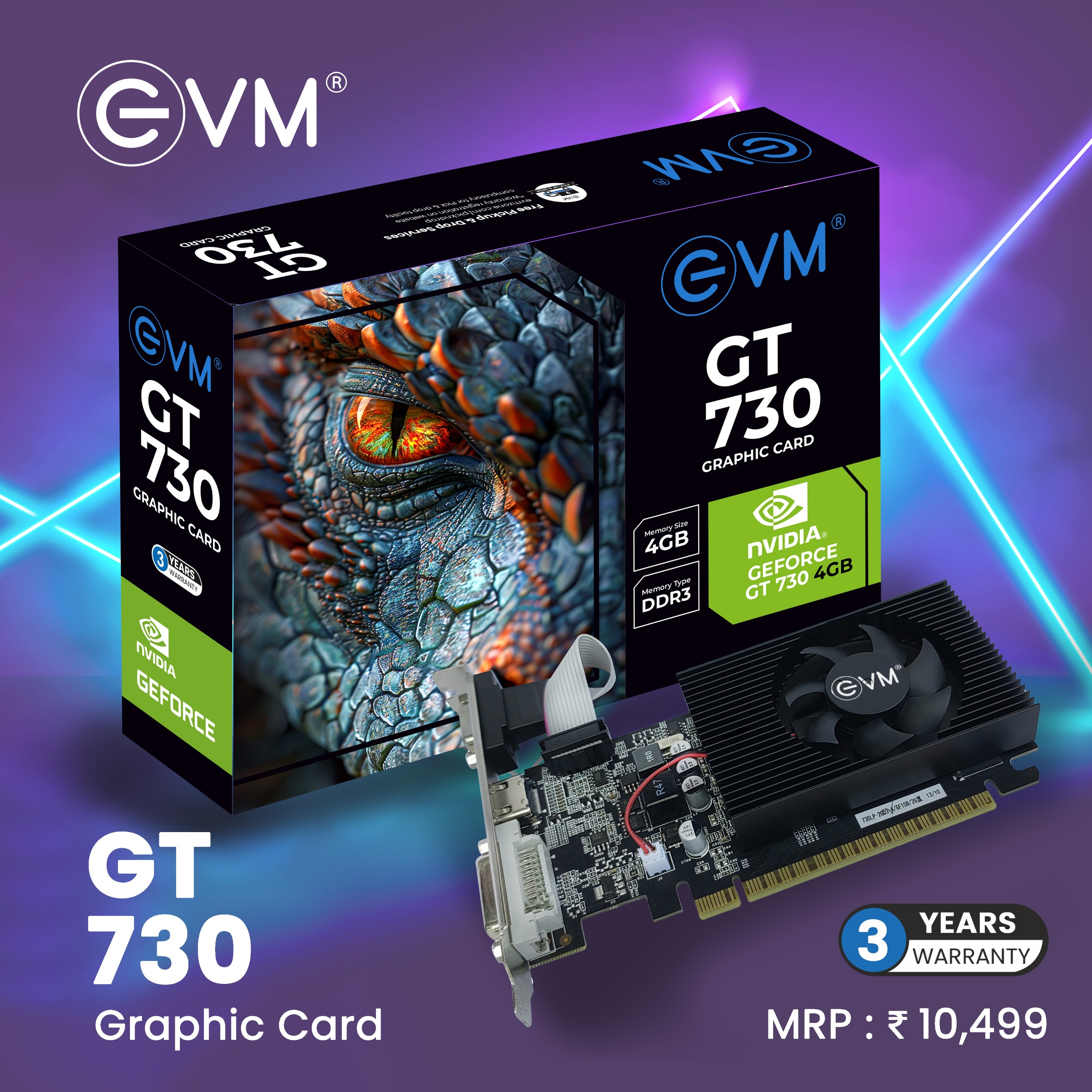 EVM 4GB GRAPHICS CARD GT730 EVM 4GB GRAPHICS CARD GT730